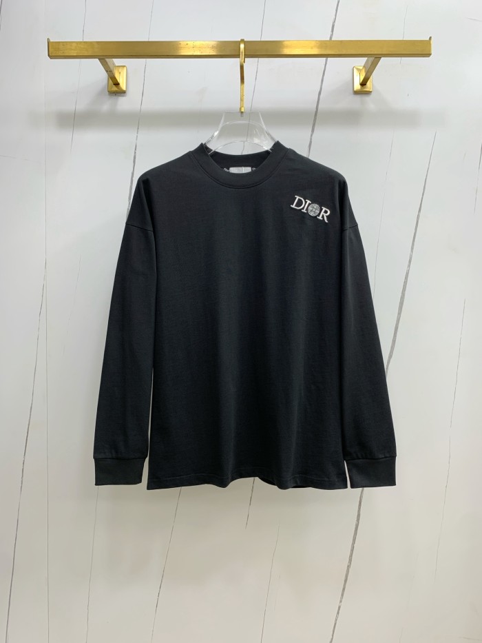 【話題商品！】ディオール 激安偽物 の2026SS丸首長袖プルオーバー長袖Tシャツネットレッド
