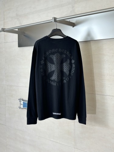 超奇跡の入荷☆ クロムハーツ コピー の2026SSスサンスクリット十字架長袖Tシャツ
