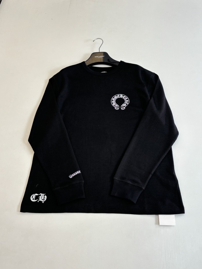 使い勝手良し クロムハーツ スーパーコピー の2026SSワッフルクロス長袖Tシャツ