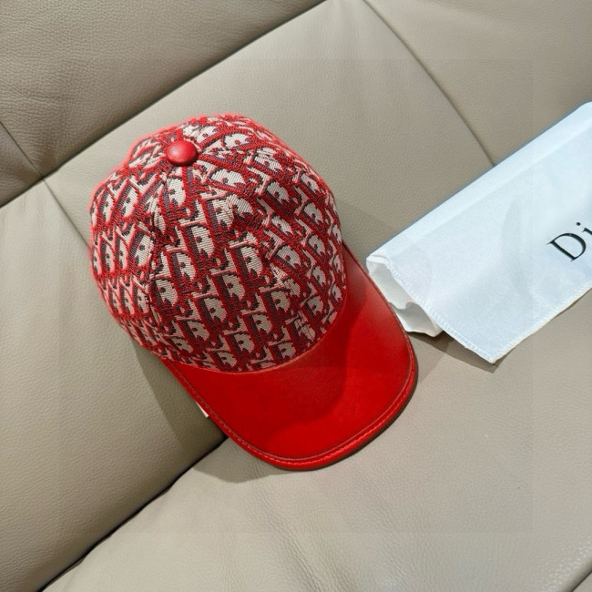 稀少 ディオール コピー 2026SS Diorの老花は皮野球帽