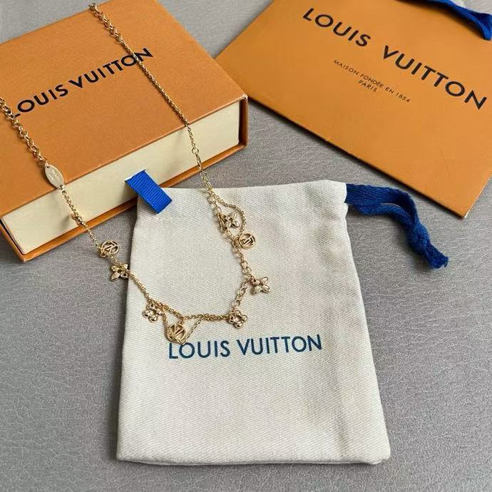 【限定】ルイヴィトン 激安通販 2026SS LV チェーンネックレス