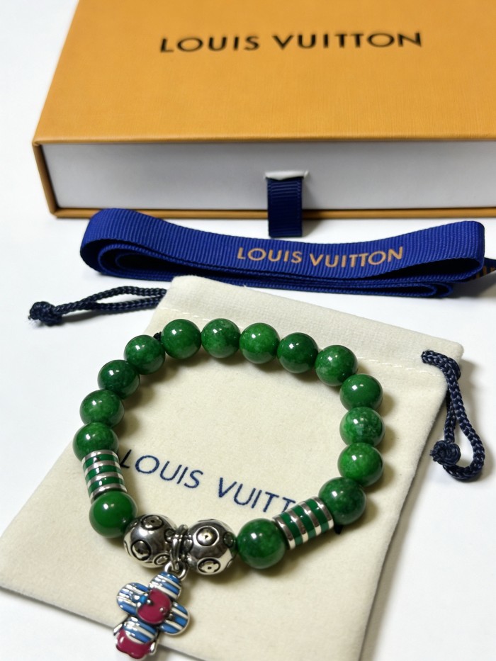 高品質 ルイヴィトン コピーおすすめ 2026SS LV の多元素瑪瑙泰銀スタイルブレスレット