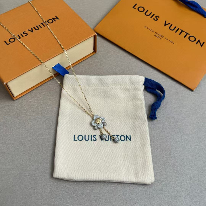 超奇跡の入荷☆ ルイヴィトン 偽物通販 2026SS LV の太陽花ネックレス