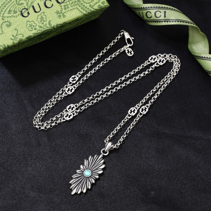 稀少 グッチ n級品 2026SS のダブルGネックレス