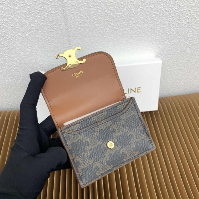使い勝手良し セリーヌ 偽物通販 2026SS レディース 短財布