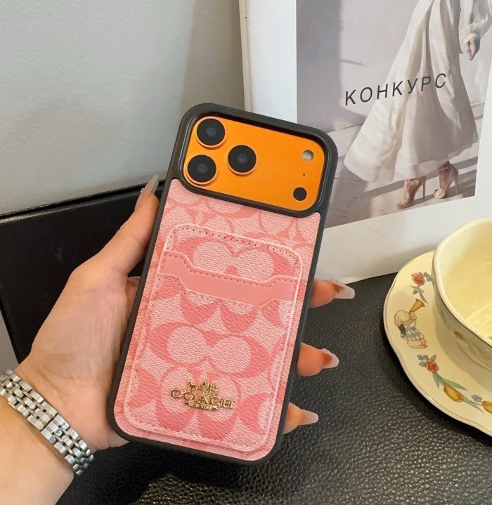 【限定】 コーチ コピー 2026SSのカードケース付きスマホケース