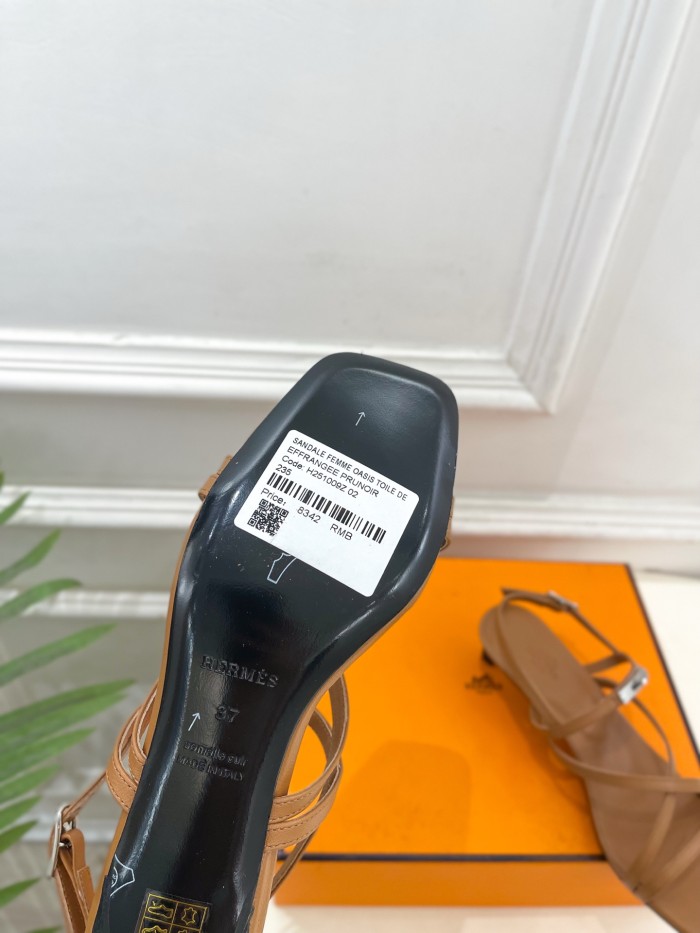 【話題商品！】 エルメス 激安偽物 2026SS レディース 細帯の猫とサンダル