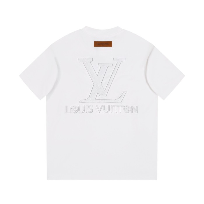 ★超人気 ルイヴィトン 偽物通販 2026SS クルーネック半袖Tシャツ