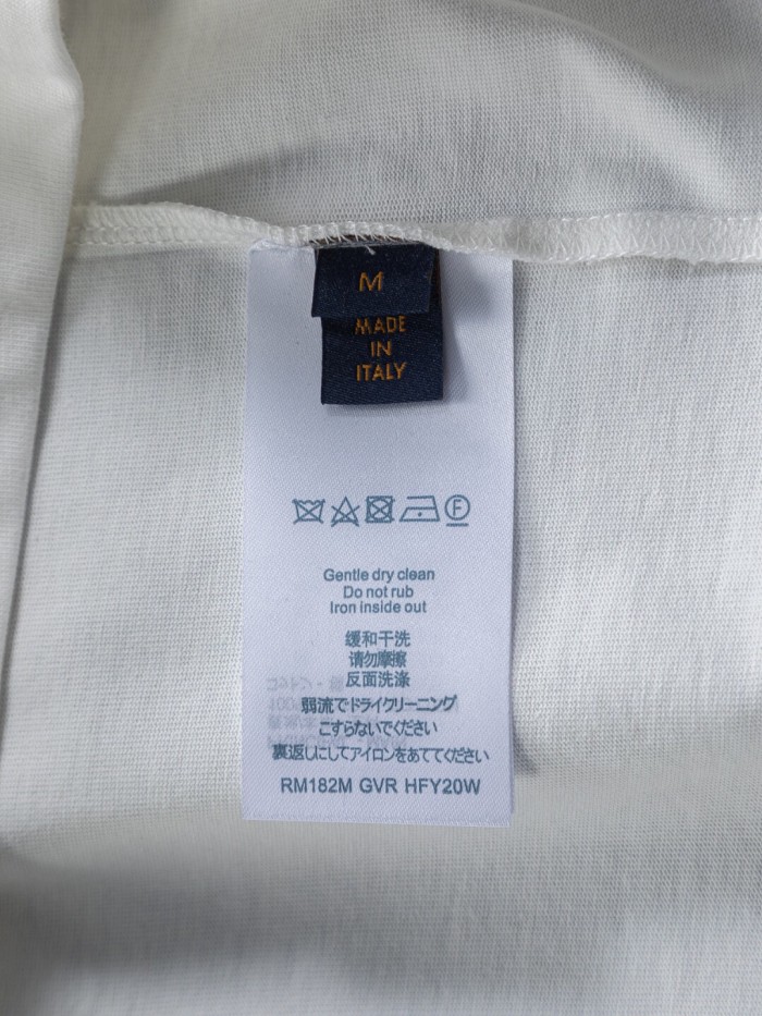 累積売上総額第１位！ルイヴィトン スーパーコピー 2026SS 刺繍ラウンドネック半袖Tシャツ