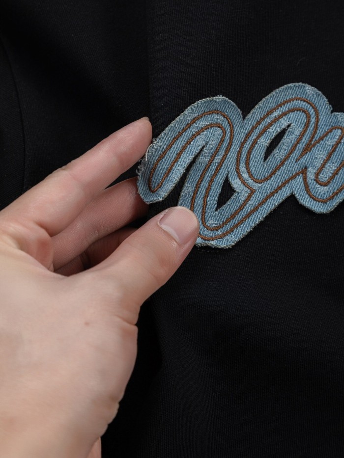 使い勝手良し ルイヴィトン コピー 2026SS 刺繍ラウンドネック半袖Tシャツ