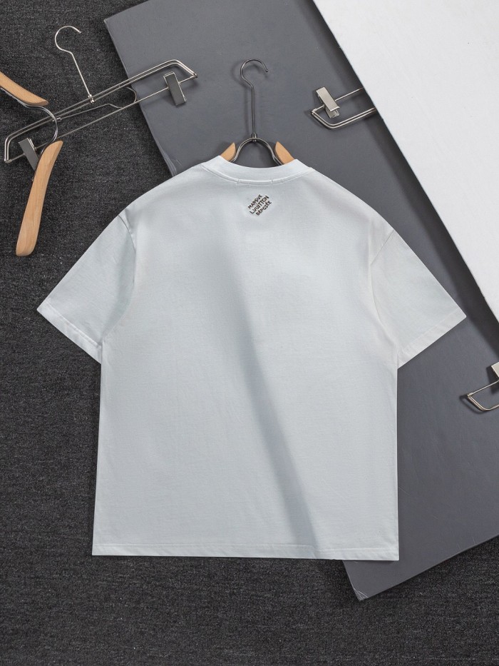 超奇跡の入荷☆ ルイヴィトン 激安通販 2026SS 刺繍ラウンドネック半袖Tシャツ