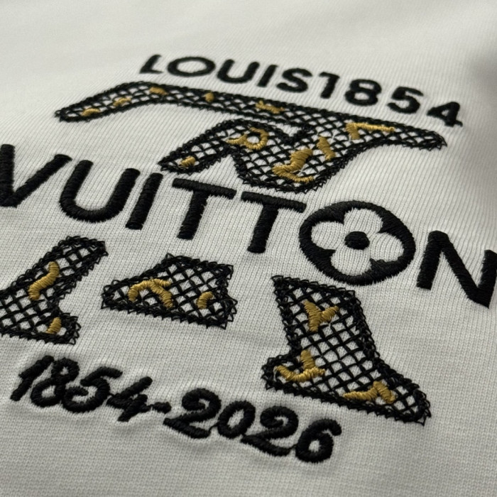 累積売上総額第１位！ ルイヴィトン 激安通販 2026SS 刺繍半袖Tシャツ