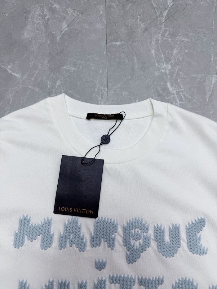 稀少 ルイヴィトン スーパーコピー 2026SS 刺繍Tシャツ