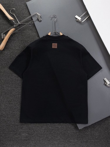 一目惚れ♪ ルイヴィトン n級品 2026SS 刺繍ラウンドネック半袖Tシャツ