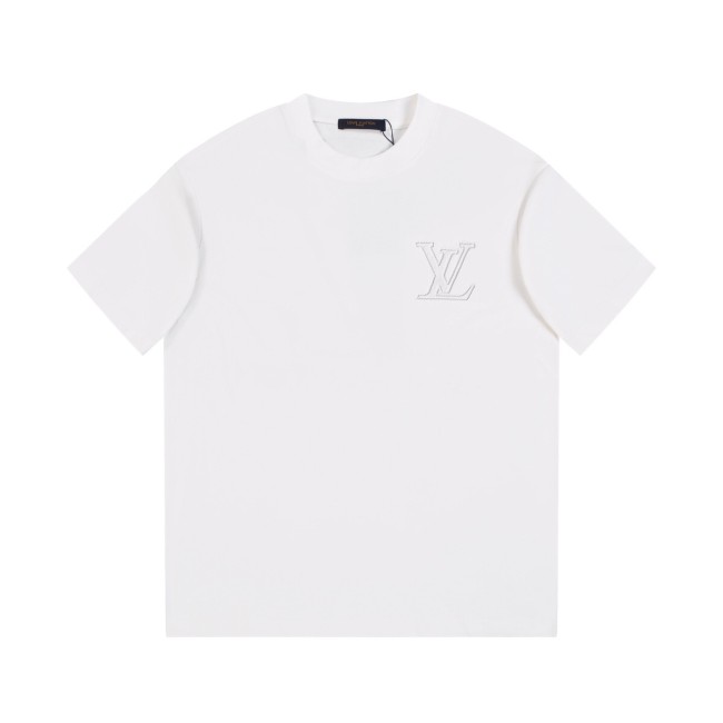 ★超人気 ルイヴィトン 偽物通販 2026SS クルーネック半袖Tシャツ
