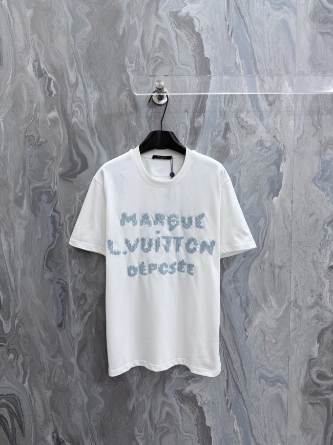 稀少 ルイヴィトン スーパーコピー 2026SS 刺繍Tシャツ