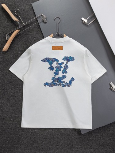 入手困難 ルイヴィトン 激安偽物 2026SS 刺繍ラウンドネック半袖Tシャツ