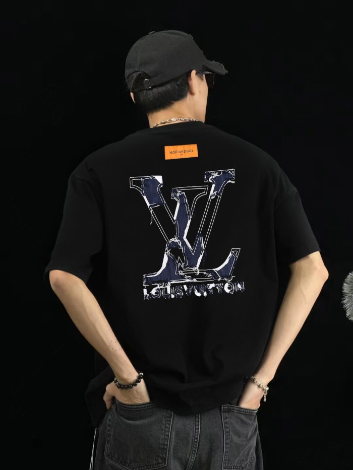 大人気 ルイヴィトン 激安通販 2026SS クルーネック半袖Tシャツ