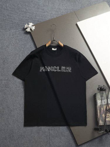 稀少 モンクレール コピー の2026SS アルファベットロゴ刺繍半袖Tシャツ