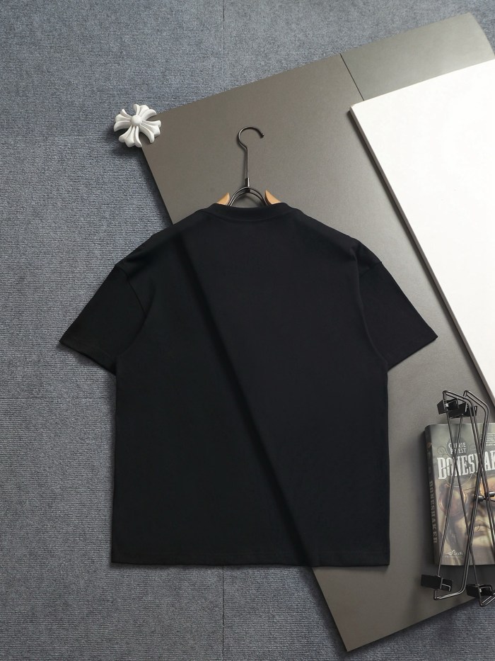 稀少 モンクレール コピー の2026SS アルファベットロゴ刺繍半袖Tシャツ