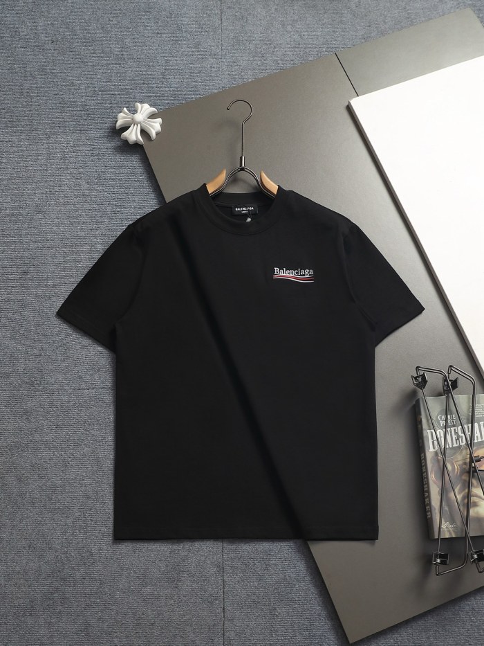日本未入荷 バレンシアガ 偽物通販 の2026SS 刺繍コーラアルファベット半袖