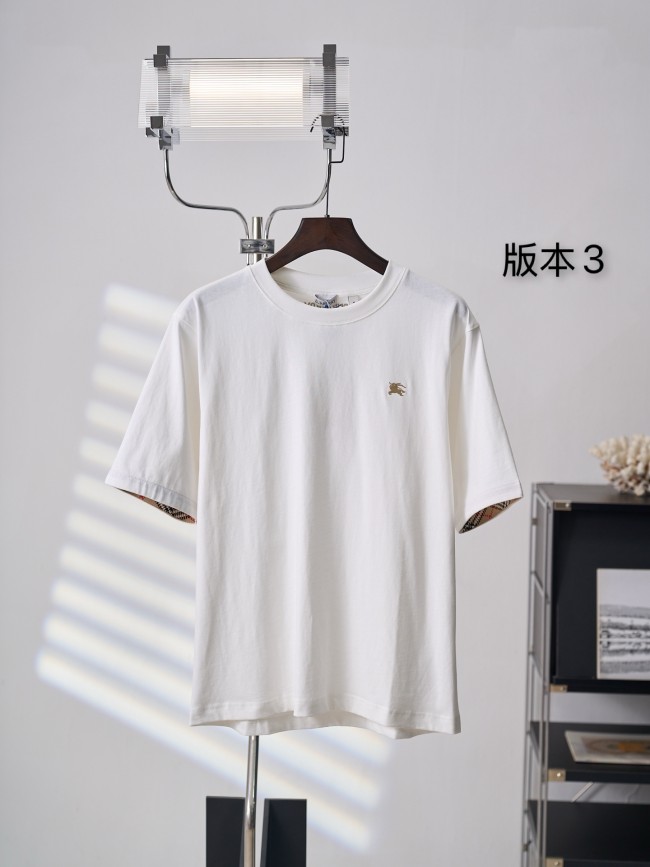 追跡付 バーバリー 激安偽物 の2026SSクルーネック半袖Tシャツ