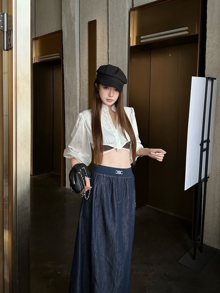 【話題商品！】 セリーヌ コピー の2026SS デニムスカート