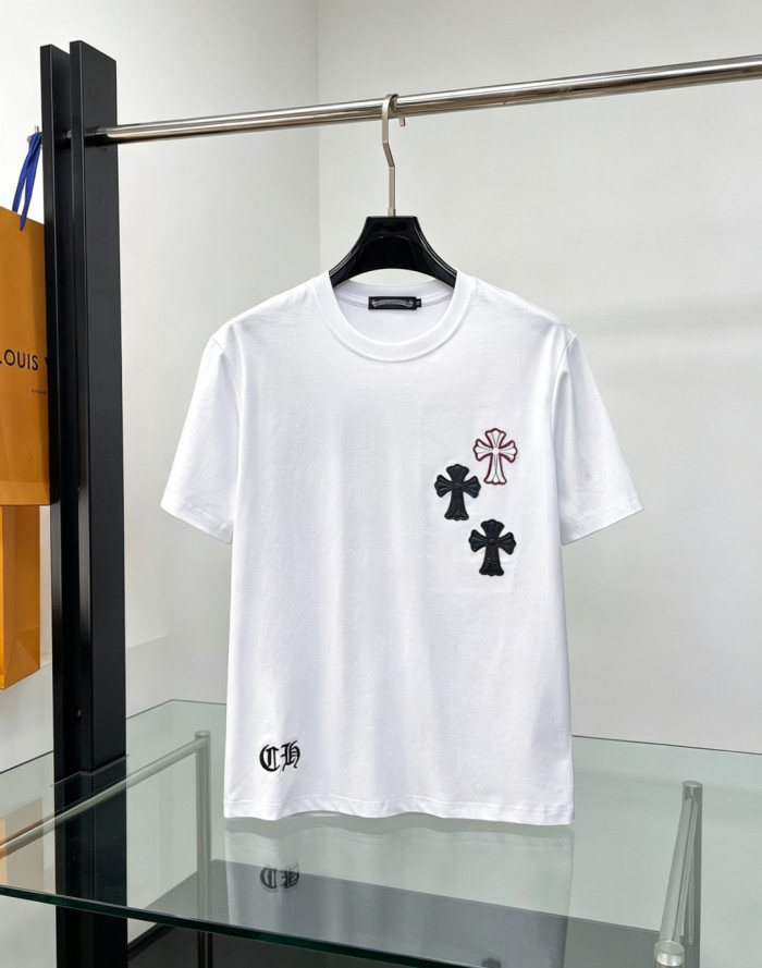 一目惚れ♪ クロムハーツ 偽物通販 の2026SSクルーネック半袖Tシャツ