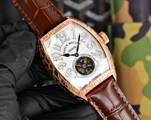 追跡付 フランクミュラー-FranckMuller n級品 の全自動機械コア両面カーフ原装針 メンズ腕時計