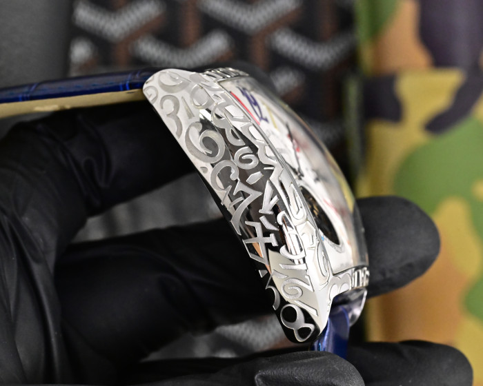 新作 フランクミュラー-FranckMuller 激安偽物 の全自動機械コア両面カーフ原装針 メンズ腕時計
