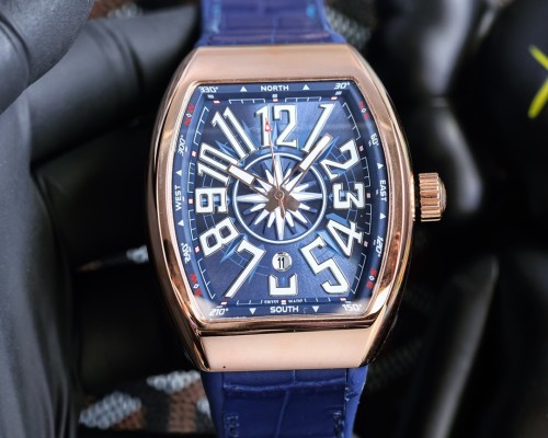 日本未入荷 フランクミュラー-FranckMuller コピー の全自動メカニカルムーブメント メンズ腕時計