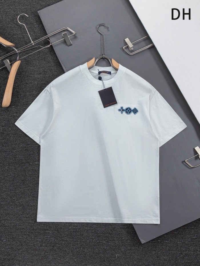 稀少 ルイヴィトン 激安偽物 2026SS クルーネック半袖Tシャツ