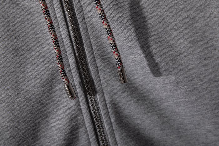 稀少 バーバリー 激安通販 の2026SS 定番刺繍LOGOジッパー連帽ペアコート