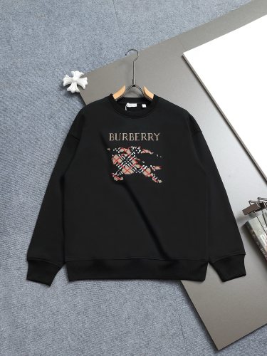 新作 バーバリー コピーおすすめ の2026SS 刺繍ラウンドネックの衛衣
