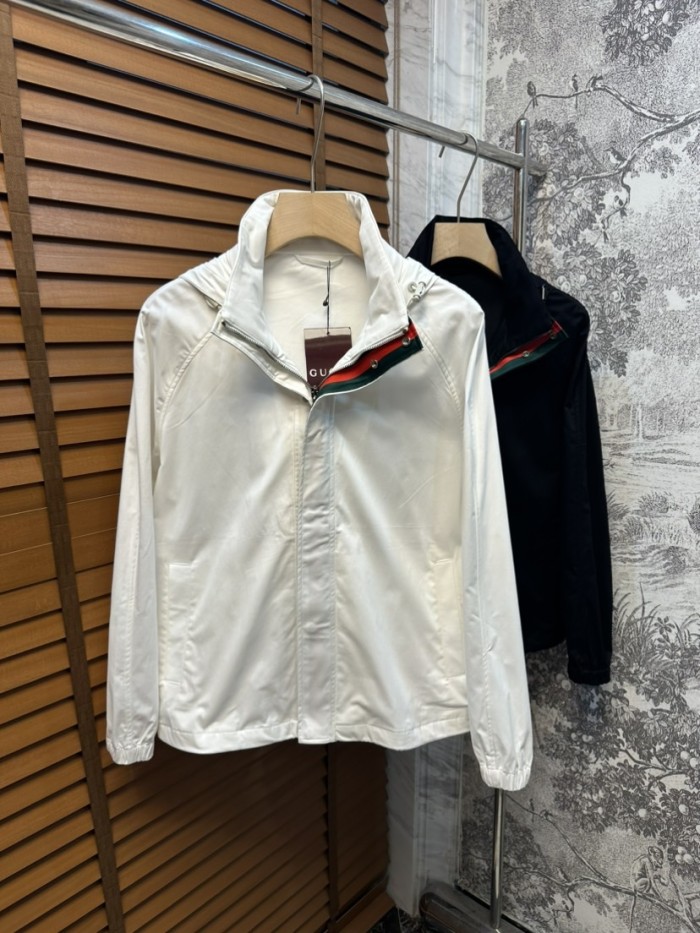 高品質 グッチ コピー の2026SS 定番のリボンキャップ防風ジャケット