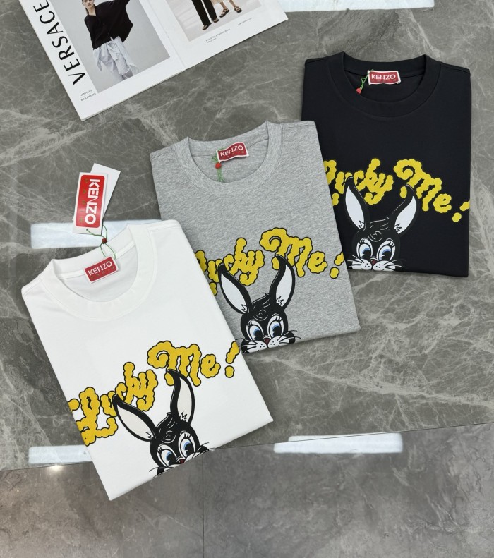 【話題商品！】 ケンゾー n級品 の2026SS メンズ クルーネック半袖Tシャツ2色