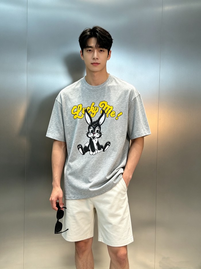 追跡付 ケンゾー 激安偽物 の2026SS メンズ クルーネック半袖Tシャツ2色