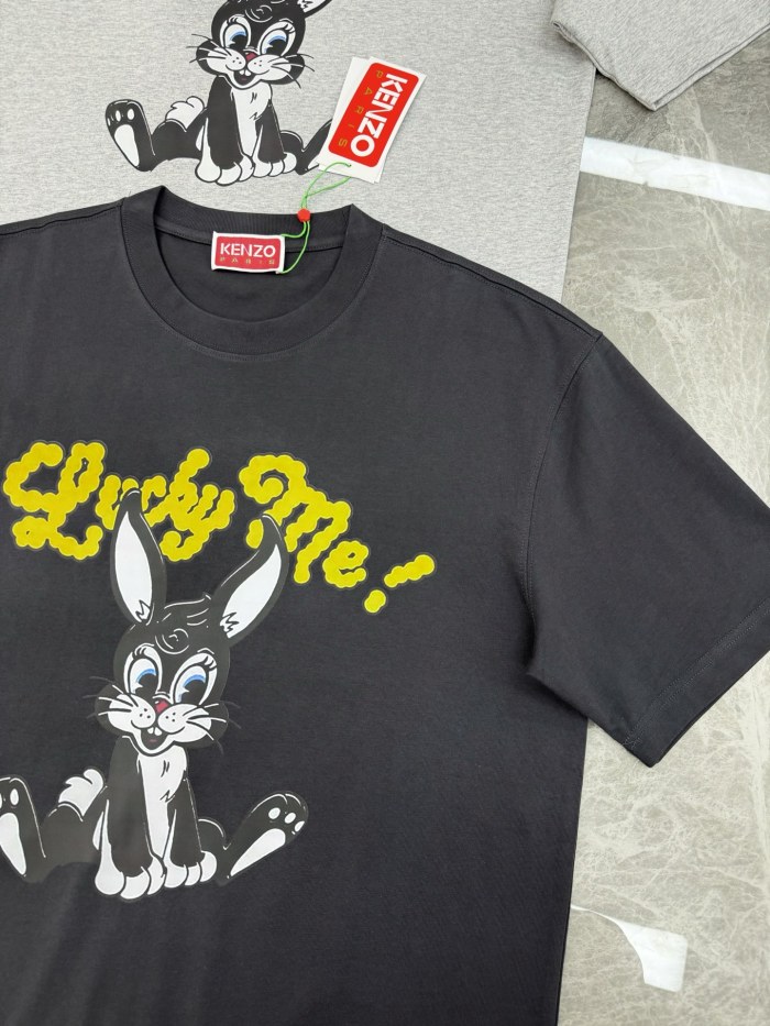 新作 ケンゾー コピーおすすめ の2026SS メンズ クルーネック半袖Tシャツ2色