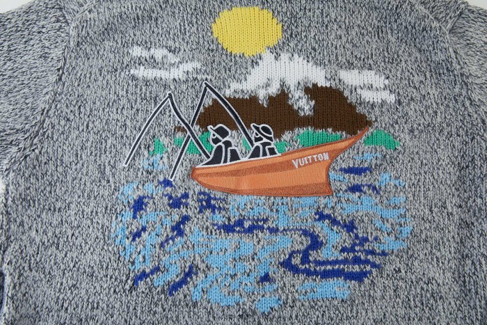 日本未入荷 ルイヴィトン 激安通販 2026SS 刺繍ジャカードニット