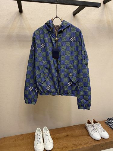 稀少 ルイヴィトン n級品 2026SS メンズ 両面ジャカードジャケット
