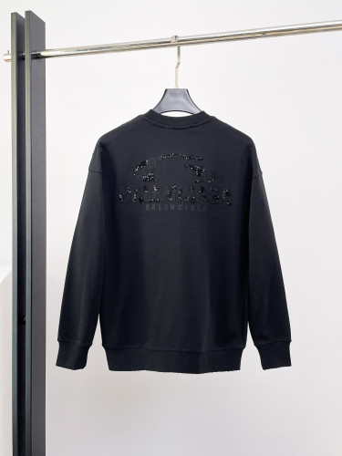 超奇跡の入荷☆ バレンシアガ スーパーコピー 2026SS 刺繍ラウンドネックの衛衣