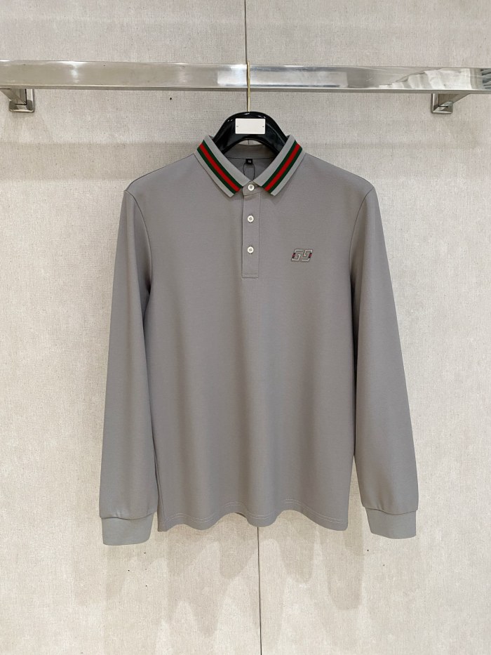 稀少 グッチ コピーおすすめ の2026SS 早秋メンズポロ長袖