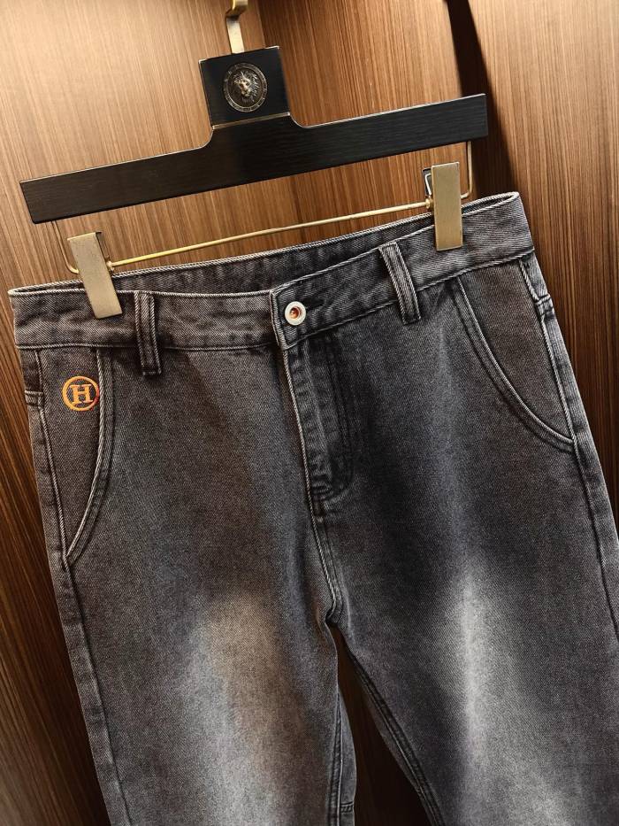 超話題! エルメス 激安通販 2026SS メンズ​ビッグパンツジーンズ