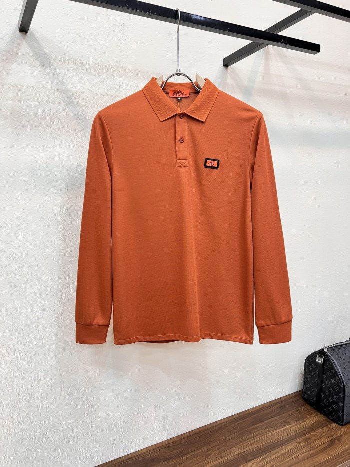 【限定】 エルメス コピーおすすめ 2026SS メンズ開襟ポロシャツTシャツ
