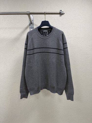 超奇跡の入荷☆ ディオール コピーおすすめ の2026SS 刺繍入りゆったりクルーネックセーター