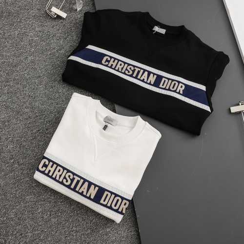追跡付 ディオール n級品 の2026SS 刺繍ラウンドネックの衛衣2色
