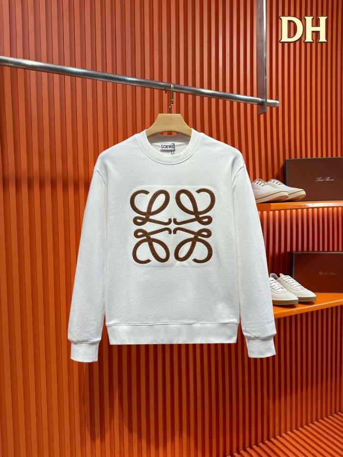 新作 ロエベ 偽物通販 の2026SS 刺繍衛衣