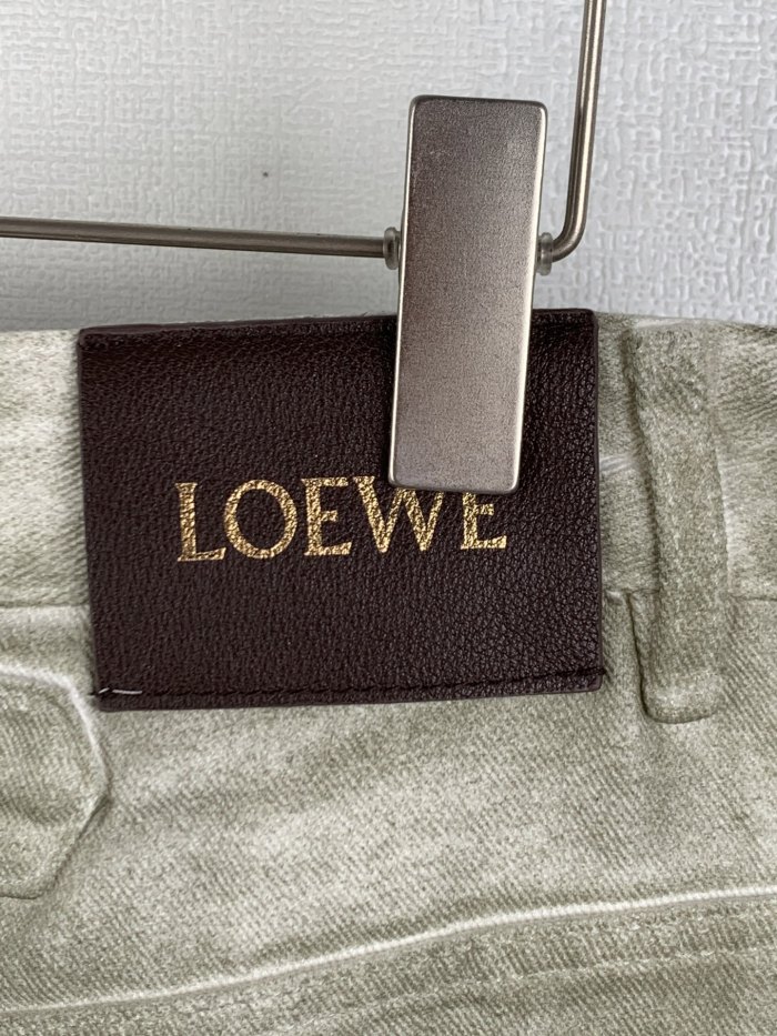 高品質 ロエベ コピー の2026SS 刺繍ポケットロゴジーンズ