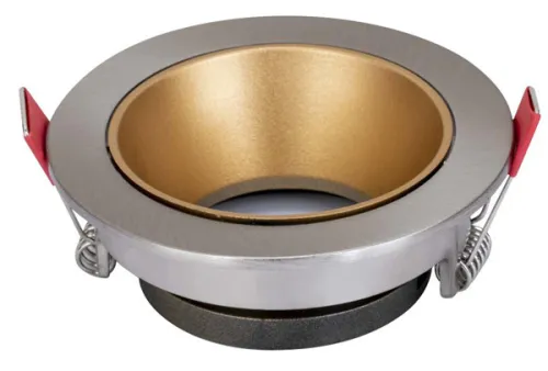 Aluminum materials round spotlight frames MR16 with GU10 holder electroplate