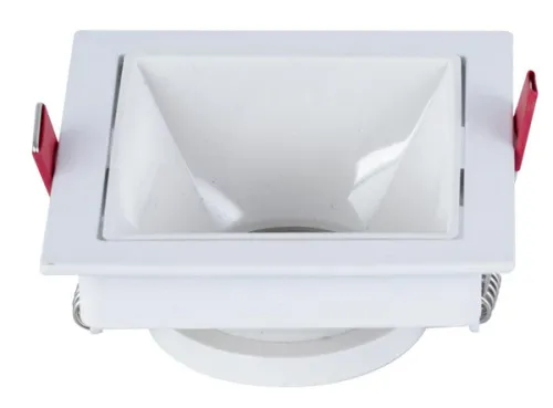Aluminum materials square spotlight frames MR16 with GU10 holder electroplate